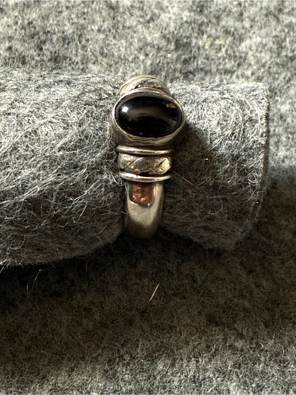 Sterling Silver Black Onyx Ring